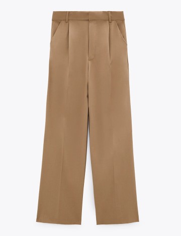 Pantaloni Zara, maro, XS