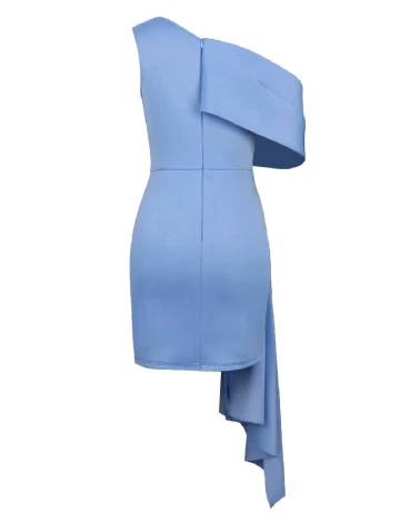 Rochie scurta Aomei, bleu Albastru
