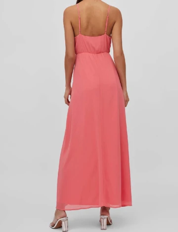 Rochie lunga Vila, roz
