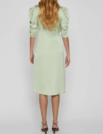 Rochie medie Vila, verde