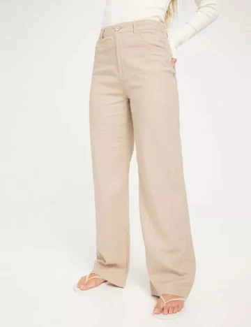 Pantaloni Only, bej Crem