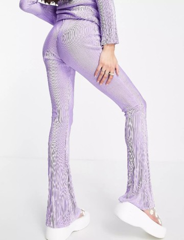 Pantaloni Miss Selfridge, mov