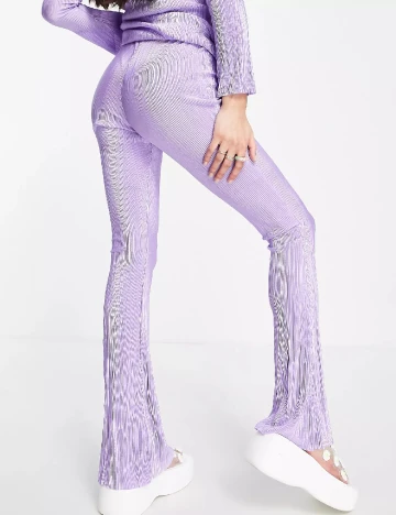 Pantaloni Miss Selfridge, mov