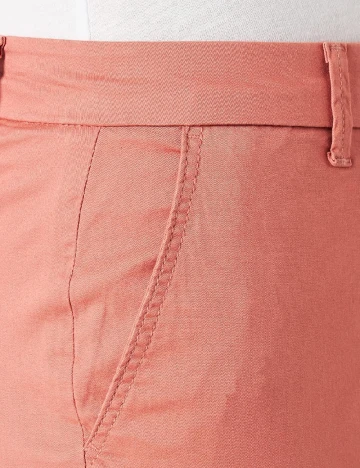 Pantaloni Only, roz pudra inchis