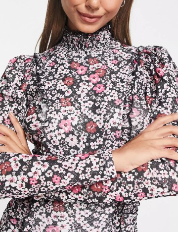 Rochie scurta Miss Selfridge, floral