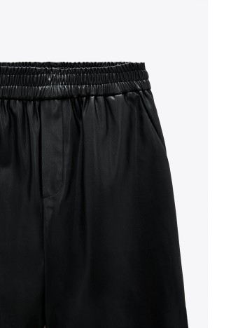 Pantaloni scurti Zara, negru, M