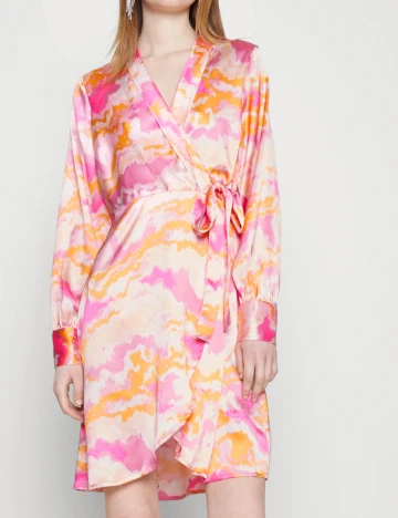 Rochie scurta Pieces, mix culori