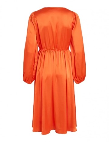 Rochie medie Vila, portocaliu