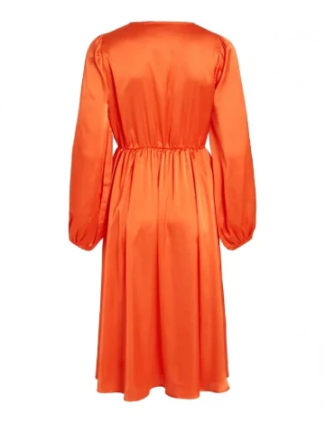 Rochie medie Vila, portocaliu