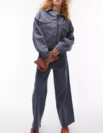Jacheta Top Shop, gri