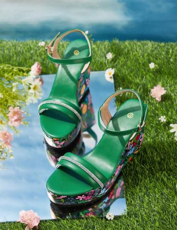 Sandale SHEIN, verde