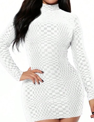 Rochie scurta SHEIN, alb