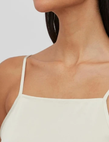 Rochie lunga Vila, crem