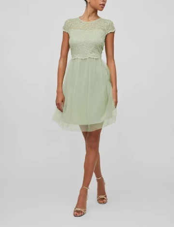 Rochie scurta Vila, verde