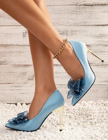 Pantofi SHEIN, bleu Albastru