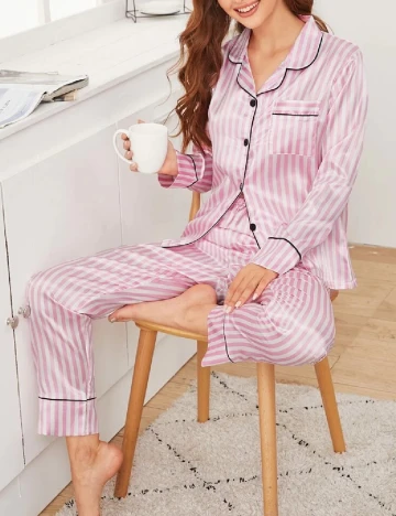 Pijama SHEIN, roz Roz