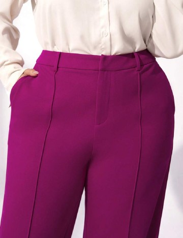 Pantaloni Emery Rose Curve, magenta