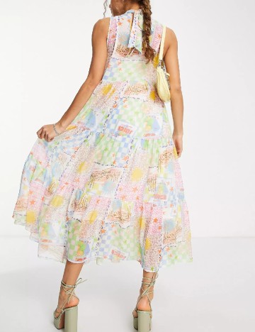 Rochie lunga ASOS, mix culorim