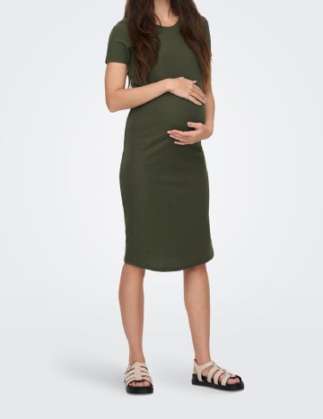 
						Rochie medie Only Maternity, verde