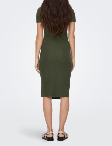 Rochie medie Only Maternity, verde