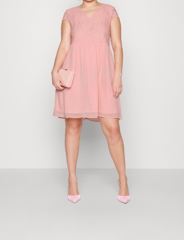 Rochie scurta EVOKED VILA, roz
