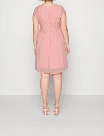 Rochie scurta EVOKED VILA, roz