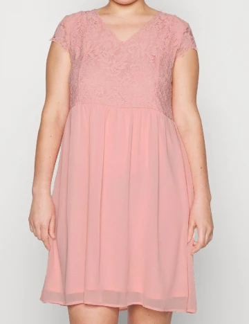 Rochie scurta EVOKED VILA, roz