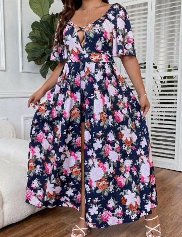 
						Rochie lunga SHEIN CURVE, floral