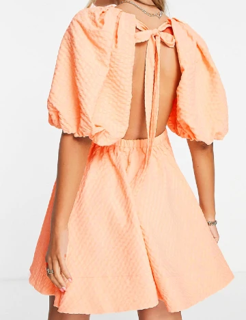 Rochie scurta ASOS, portocaliu
