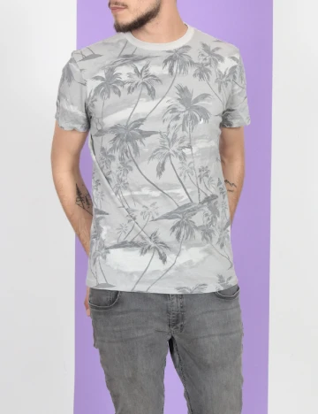 Tricou American Eagle, gri Gri