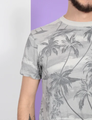Tricou American Eagle, gri Gri
