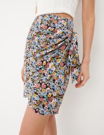 Fusta Mohito, floral print