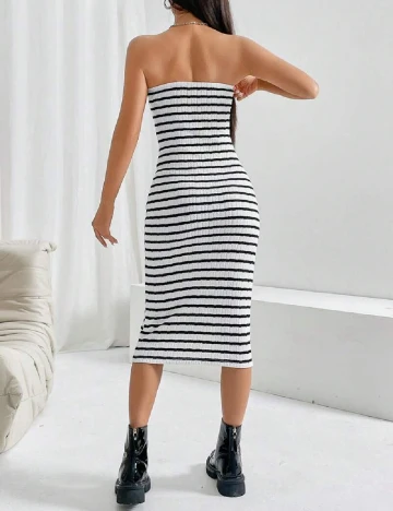 Rochie medie SHEIN, alb