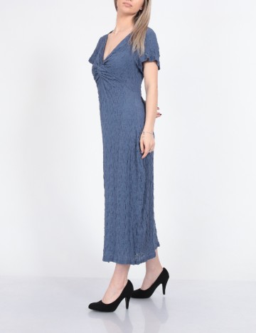 Rochie medie Object, bleumarin