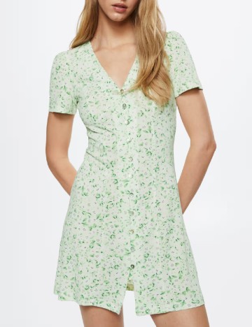 Rochie scurta Mango, verde