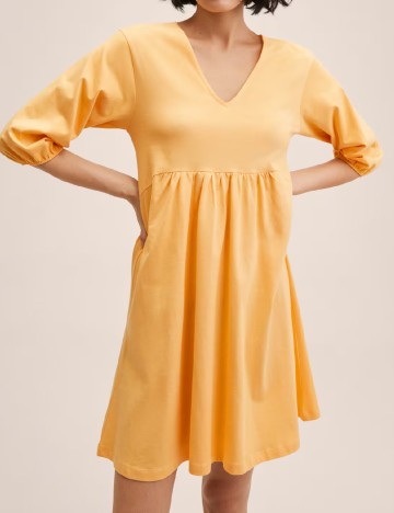 Rochie scurta Mango, portocaliu