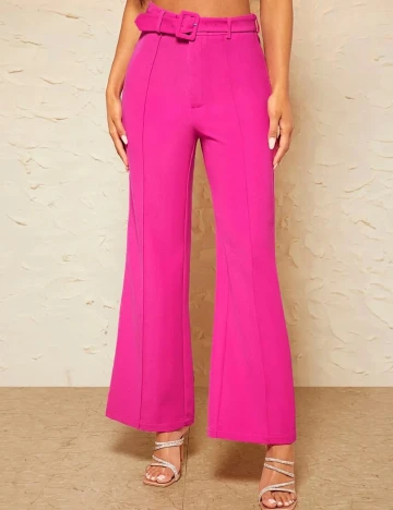 Pantaloni SHEIN, roz Roz