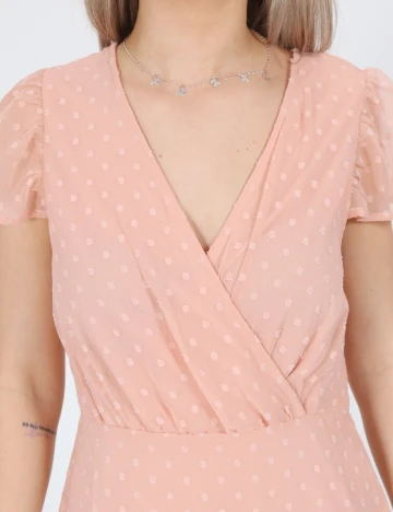 Rochie scurta Vila, roz