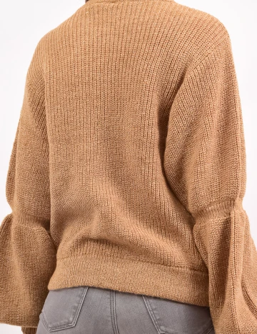 Pulover Vero Moda, maro, S