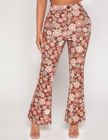 Pantaloni SHEIN, floral Floral print