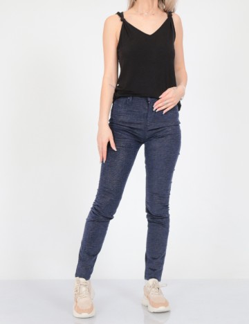 Pantaloni Guess, bleumarin