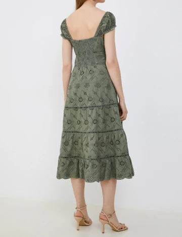 Rochie medie Guess, verde Verde