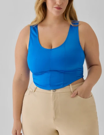 Top Vero Moda, albastru Albastru