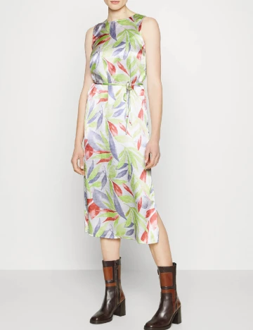 Rochie medie Vila, verde
