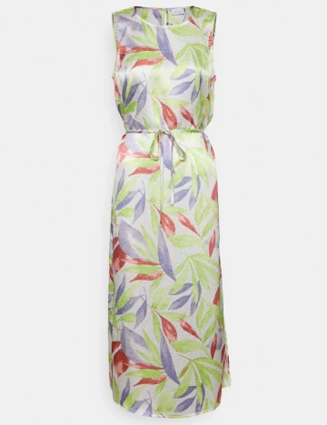 Rochie medie Vila, verde