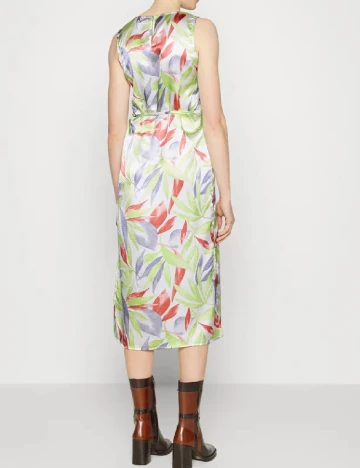 Rochie medie Vila, verde