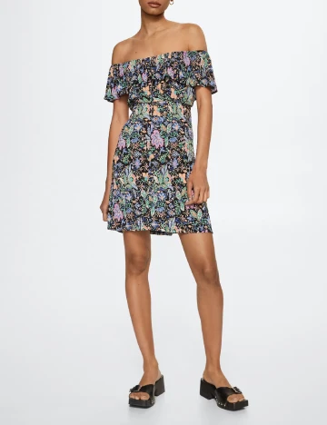 Rochie scurta Mango, floral Floral print