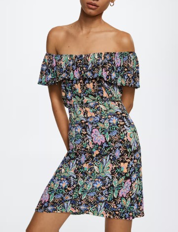 Rochie scurta Mango, floral