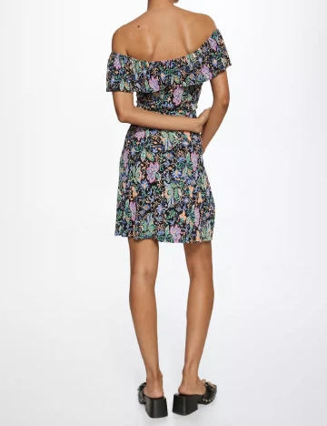 Rochie scurta Mango, floral Floral print