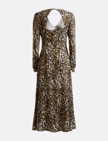 Rochie medie Guess, animal print